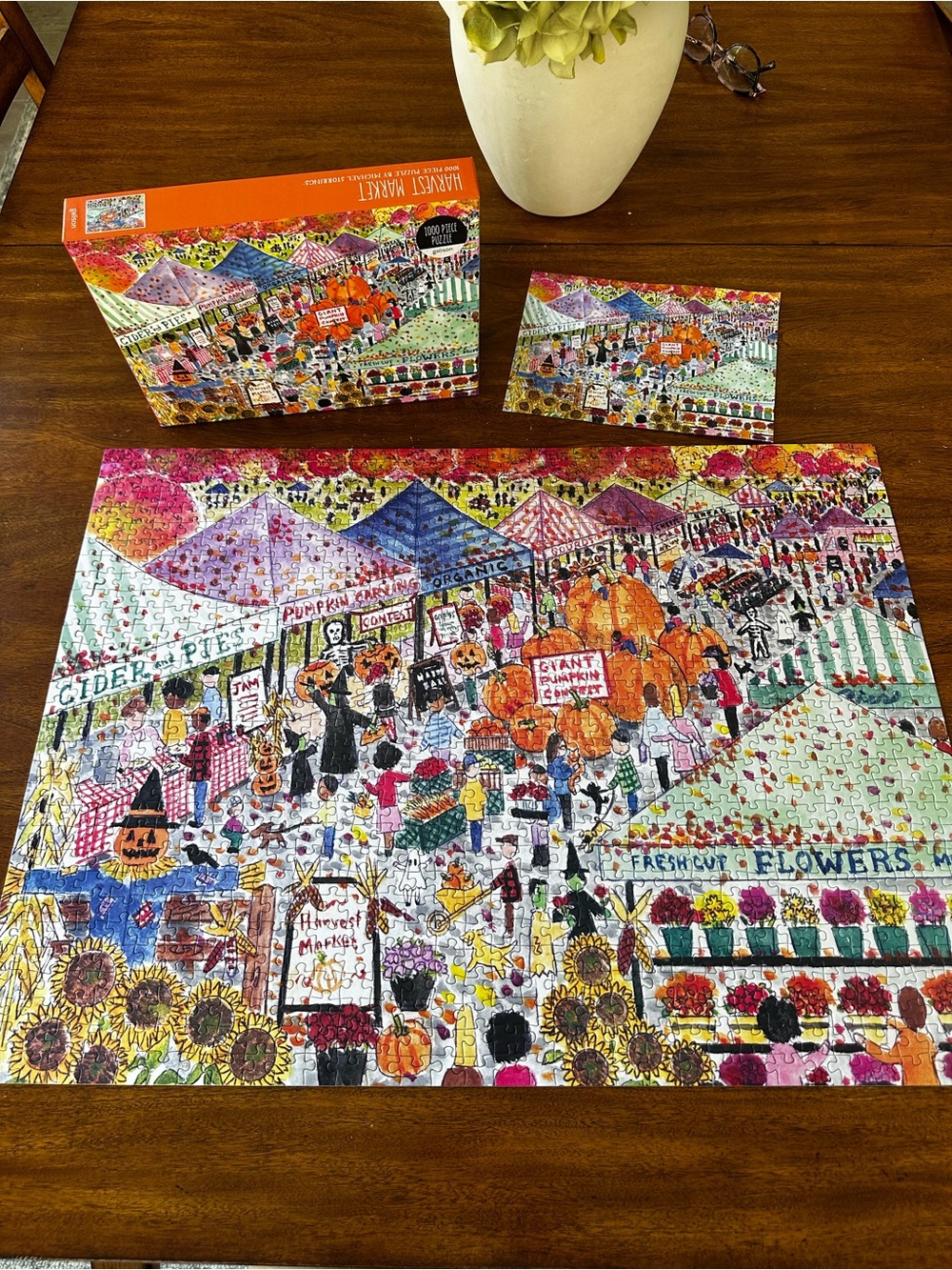 Michael Storrings Harvest Market 1000 Piece Puzzle